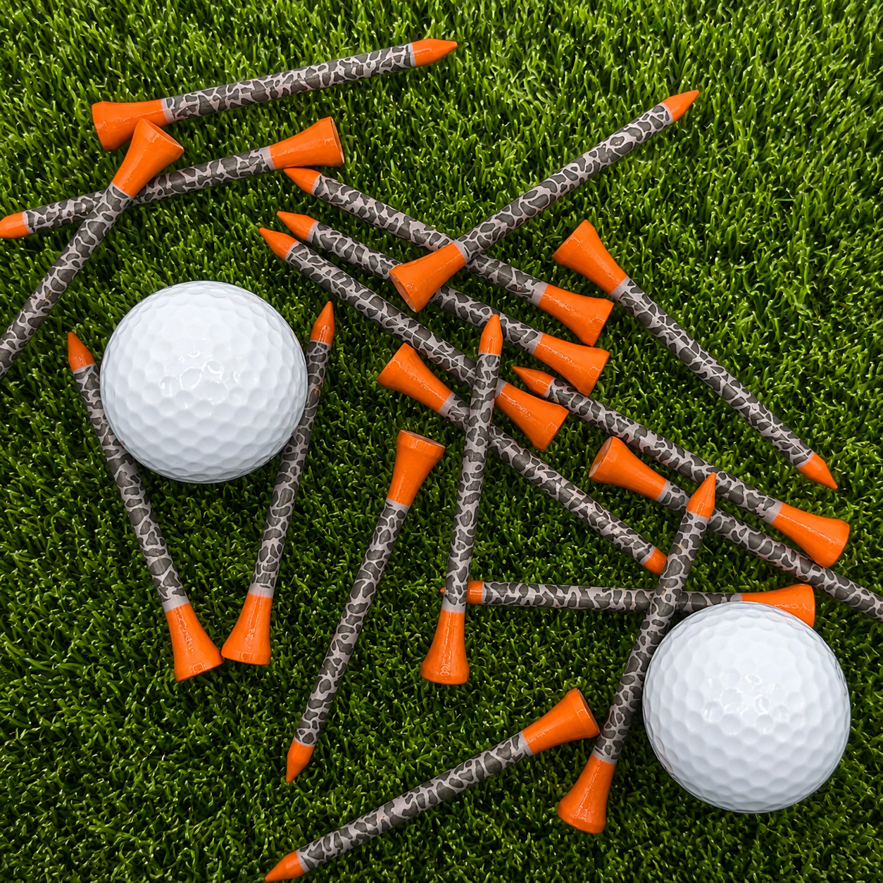 Brookski Golf 18 pack Deer Camo Golf Tees 3 ¼"
