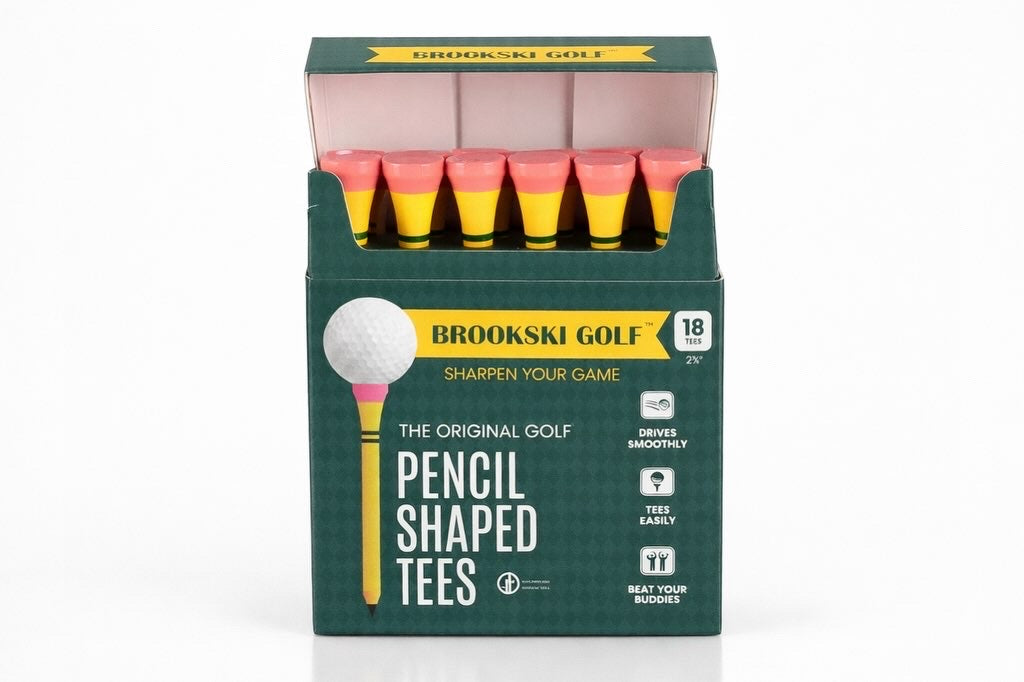 Brookski Golf 18 pack Pencil Shaped Golf Tees 2 ¾"