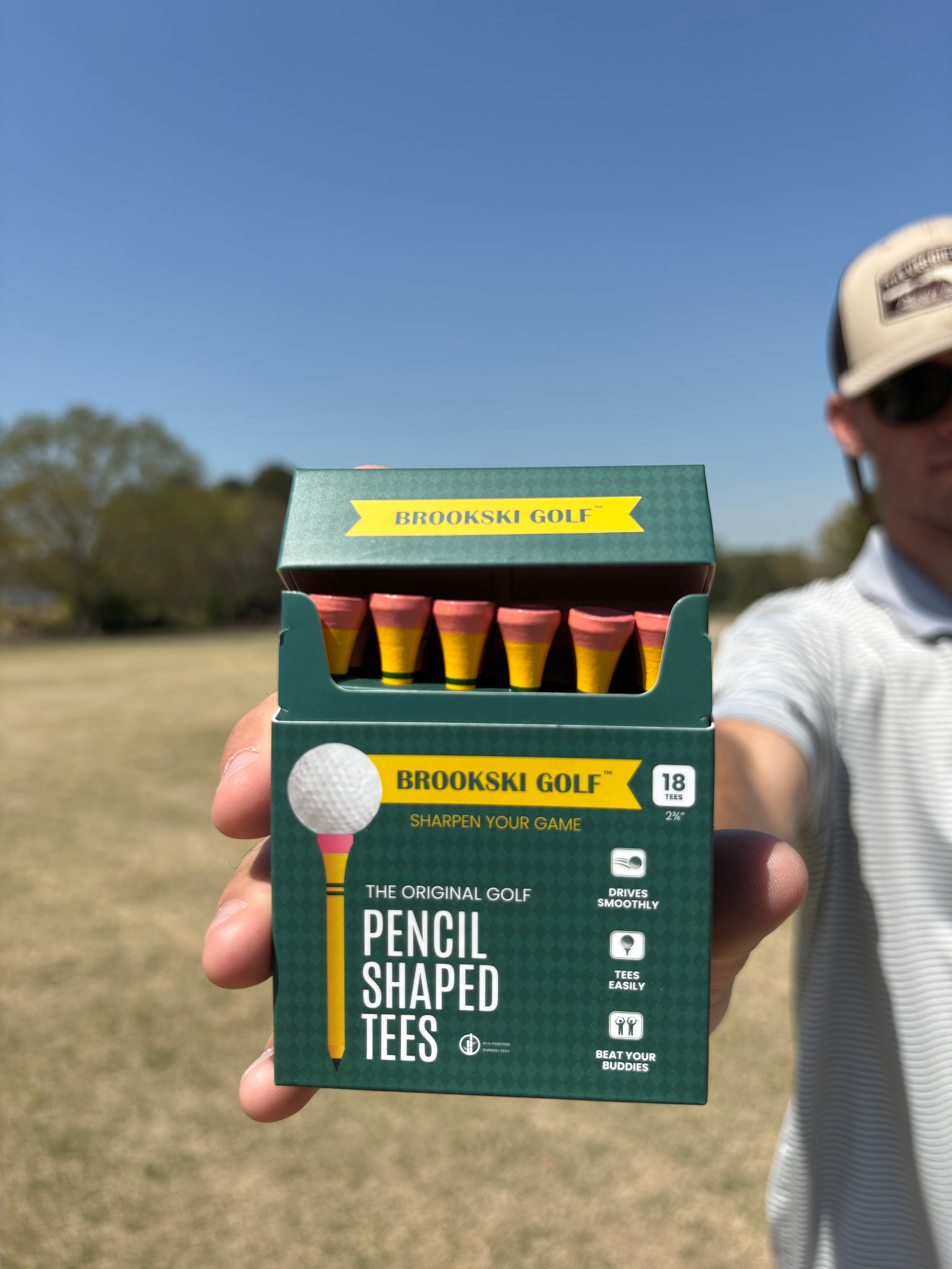 Brookski Golf 18 pack Pencil Shaped Golf Tees 2 ¾"